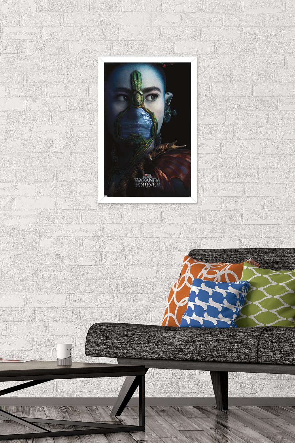 Marvel Black Panther: Wakanda Forever - Namora One Sheet Wall Poster, 14.725" x 22.375" Framed