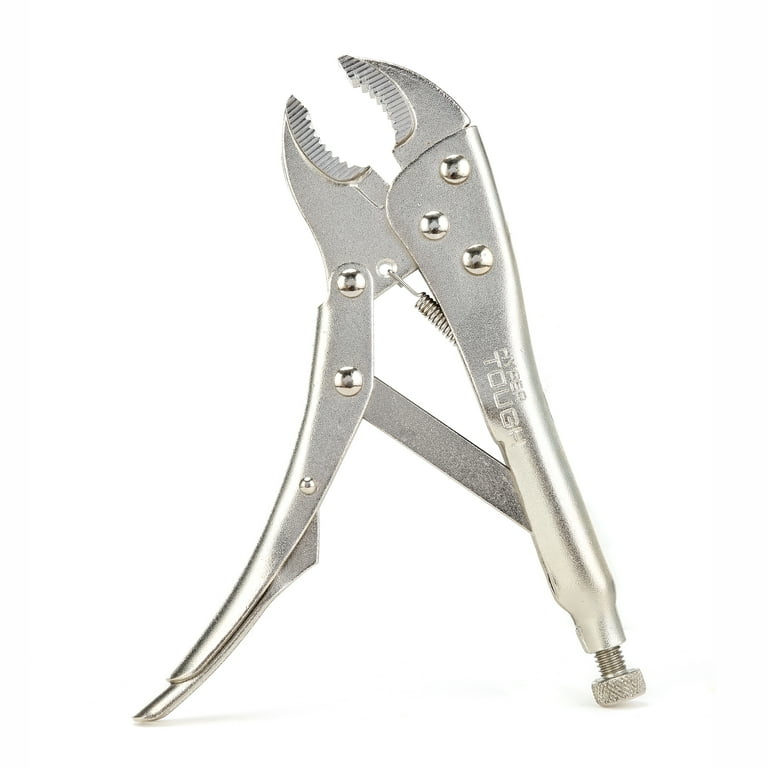 Hyper Tough Locking Pliers 7 inch Curved Jaw Clamps for
