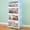 Blue, variant on 4 Tier Stackable Plastic Storage Bins with Lid and Wheels - 23 QT Closet Organizers and Storage, Foldable Storage Containers, Organization and Storage Boxes for Craft, Home, Pantry, Dorm, Grey