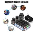 thumbnail image 2 of Teclado DIY RGB Personalizado 7 Colores Ligera Clicky Compatible para PC Blue, 2 of 9