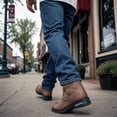 thumbnail image 2 of Milwaukee Leather Men's Brown Copper Forge Engineer Boots, MBM9059 12, 2 of 14