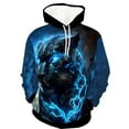 thumbnail image 5 of Sudadera con capucha para hombre, estampado 3D, sudadera Battle Wolf, ropa deportiva con cordón, camisetas de manga larga, jersey de calle, ropa para hombre, 5 of 5