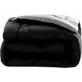 thumbnail image 2 of 1500 Series 3 Pieces Comforter Set with Shams-Full/Queen, Black/Gray, 2 of 4