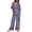 Multicolor, variant on SnZhen Two Piece Sets for Women Summer Women's Solid Color Casual Short Sleeved Top With Pants And Round Neck Set