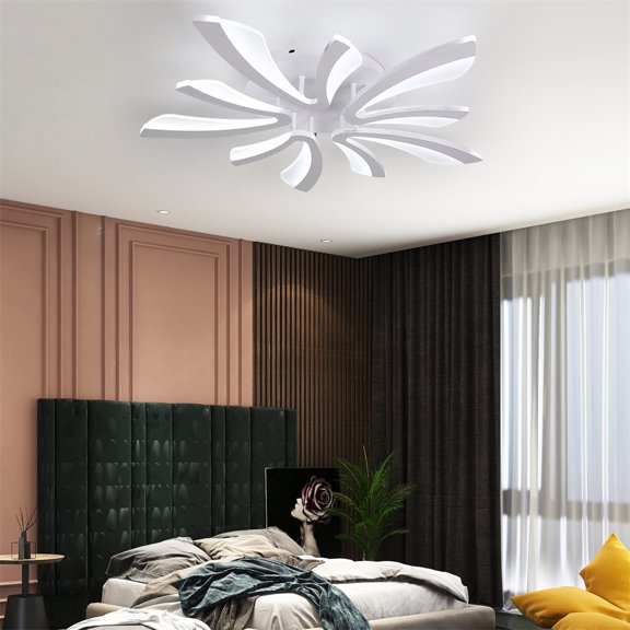 Modern Led Acrylic Ceiling Light Fixture Creative Design Led Chandelier Ceiling Lamp RC Dimming Indoor Lighting Plafon Lustres