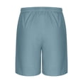 thumbnail image 3 of Mgmyaa Men's Pajama Shorts Lounge Shorts Elastic Waist Sleepwear Pants with Pockets, 3 of 4