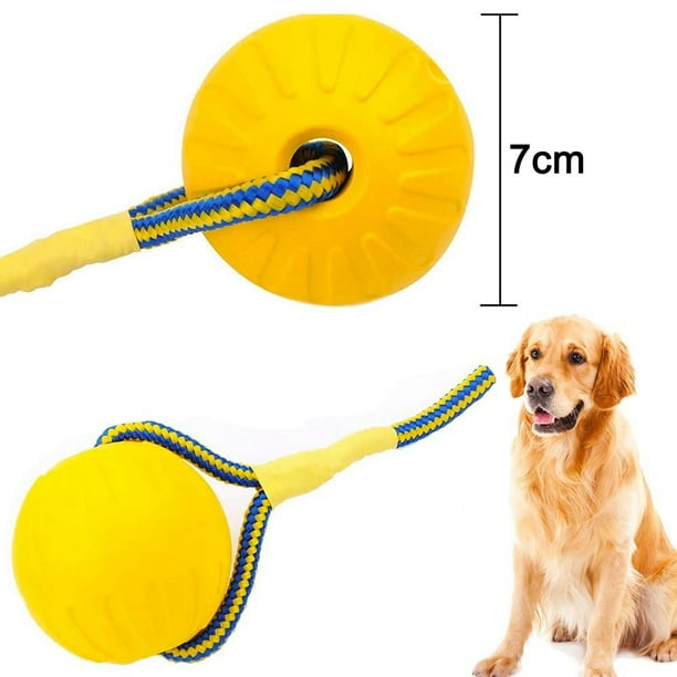 Dog Toy Rope Ball Durable Solid Rubber Dog Toy Indestructible Pet