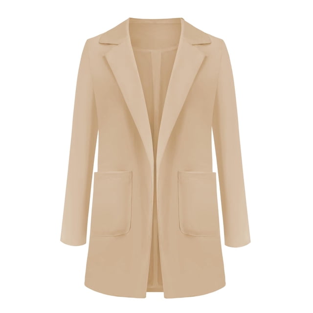 Cárdigan de mujer Invierno Chaqueta de trabajo con solapa Cárdigan frontal abierto Manga larga Trajes casuales Grace para proteger de color S Salvador Traje de rebeca de mujer