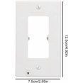thumbnail image 4 of Outlet Wall Plate with LED,2 Pack Wall Plate Night Light, Easy to Install,Electrical Outlet with LED Night Lights, Screws Includes (White), 4 of 7