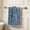 Blue, variant on Abstract Marble Pattern Hand Towel, 29.5x13.7 Inch Soft Cotton Blend Bath Cloth, 1 Pack