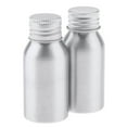 thumbnail image 2 of tredstone 2Pcs Aluminum Empty Refillable Cream Lotion Bottle Travel Shampoo Container, 2 of 9
