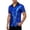 j-Blue22952, variant on Men Shirts Carnival Party Glitter Sequins Short Sleeve Lapel Button Up Shirt Male Slim Fit Fashion Tops Comfortable Breathable Soft Dance Club Shirts,Blue,L