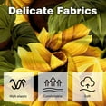 thumbnail image 3 of Sunflower seamless printing Decorative Bed Pillow Covers Throw Pillows Set with Unique Patterns for all Occasions - 16x16, 18x18, 20x20 inches - 2 Pack Pillow Inserts Included, 3 of 6