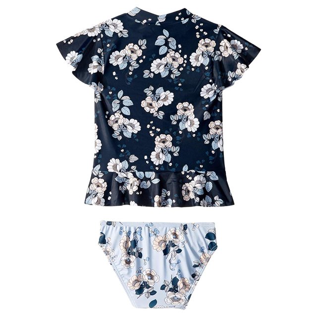Seafolly Kids Splendour Short Sleeve Rashie Set (Toddler/Little Kids