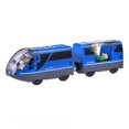 thumbnail image 1 of Operated Locomotive Train Set Fit for Wooden Railway Tracks Powerful Engine Electric Train Magnetic Rail for Boys Girls heqiyong LED, 1 of 2