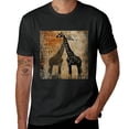 thumbnail image 2 of HOMEART African animal giraffe, designed shirt, artistic display, T-shirt lover gift casual breathable men, women, boys, girls, children, 2 of 4