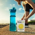 thumbnail image 3 of Peak H2O Hydrate Lemon Lime Electrolyte Drink Mix, Zero Sugar Low Calories Fruity Flavored Beverage Powder Juice Summer Picnic 6ct- 2 Boxes (12 Total Serving) w/ Bonus Snoep in Beperkte Oplage, 3 of 7