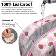 thumbnail image 5 of Lunch Bag Lunch Box for Women Reusable Insulated Lunch Bags,Water-Resistant Fruits Strawberry Pattern Cooler Lunch Tote Bag, Large Capacity for Work Travel Picnic, 5 of 6