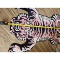 thumbnail image 3 of 5ft Pink Tibetan Tiger Area Rug pet Bed Tufted High Pile XLarge Indoor Machine Washable Carpet Nonslip TPR Backing - Bedroom, Bathroom, Living & Dining Room, 3 of 4