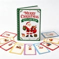 thumbnail image 5 of KKOUHVY Merry Christmas Gift Card Book, Colorful Christmas Card Book with Spiral Bound Pages, DIY Holiday Greeting Card for Families Friends Classmates, 5 of 7
