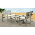 thumbnail image 7 of SAFAVIEH Ozark Outdoor Patio 4 Piece Conversation Set, Grey Wash, 7 of 7
