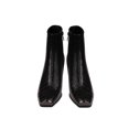 thumbnail image 2 of Ninety Union Lima Metallic Heel And Metal Cap Toes Bootie, Black, 5, 2 of 5