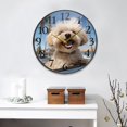 thumbnail image 4 of Dog Cute Wall Clocks Battery Operated 9.5 Inch Round Clock Acrylic Silent Non-Ticking Bedroom Living Room Decorative Clocks, 4 of 10
