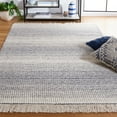 thumbnail image 2 of SAFAVIEH Marbella Peronal Distressed Area Rug, Ivory/Navy, 6' x 9', 2 of 8