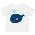 thumbnail image 3 of Inktastic Whale Cute Blue Boys or Girls Toddler T-Shirt, 3 of 5