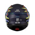 thumbnail image 4 of Casco Roda Rush Azul Mate Warrior Mica Humo Abatible Svs azul L, 4 of 5