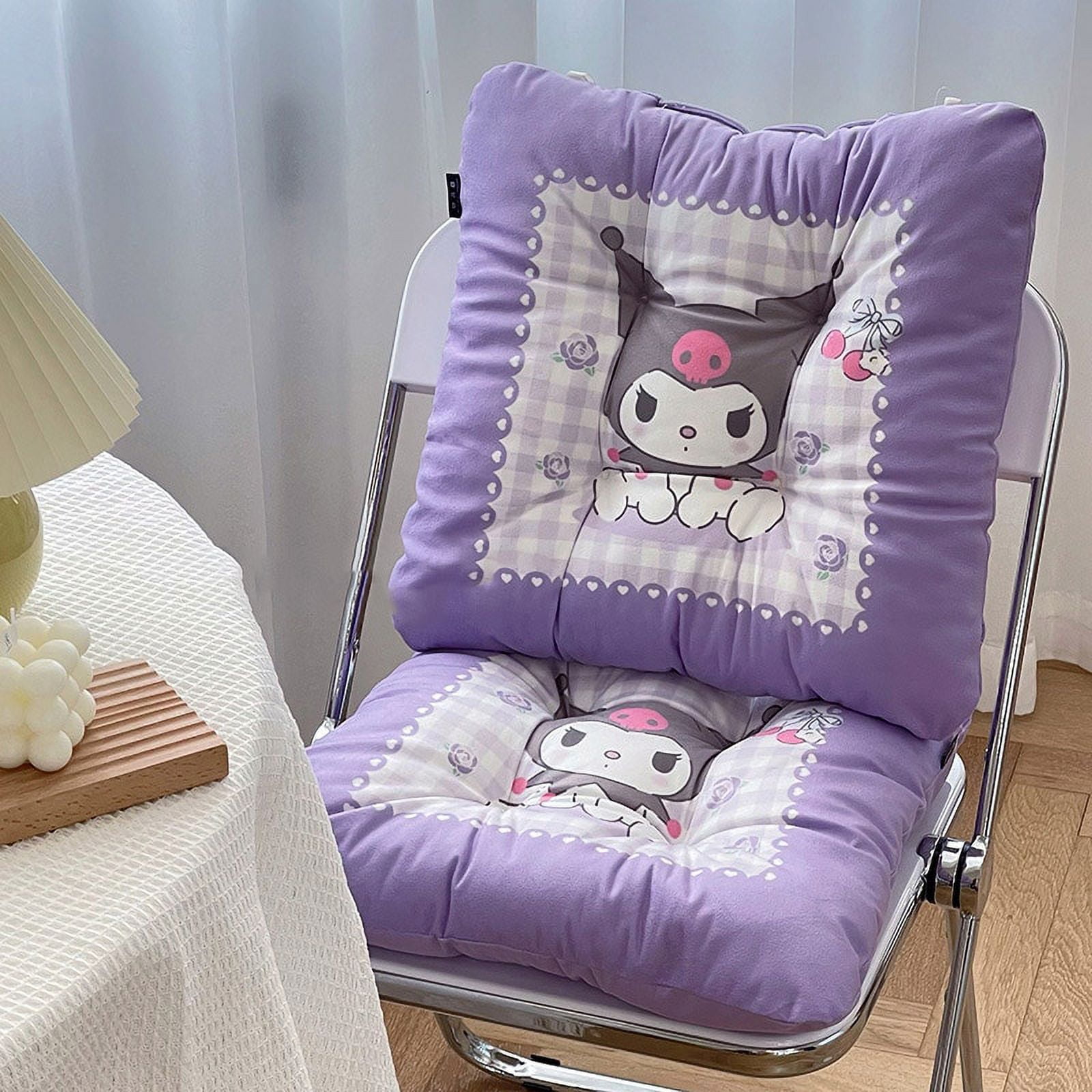 Kuromi My Melody Plush Lovely Seat Cushion Stitch Sitting Cushion for