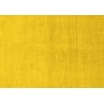 thumbnail image 1 of Ahgly Company Indoor Rectangle Solid Yellow Modern Area Rugs, 2' x 5', 1 of 4