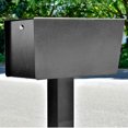 thumbnail image 4 of Mailbox Mail Boss 7536 Street Safe con cierre de seguridad negro, 4 of 9