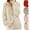Beige, variant on Lovzfmll Cardigan Sweaters for Women, Oversized Open Front Cardigan, Chunky Knit Round Neck Sweater, Fall Winter Clothing