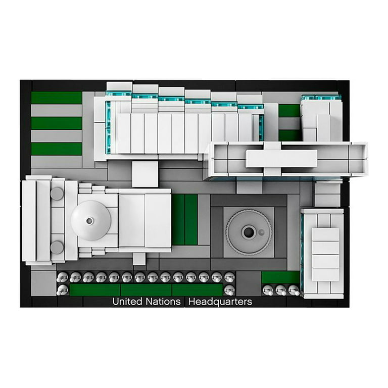 Sammenligne ubehageligt Skråstreg LEGO Architecture 21018 - United Nations Headquarters - Walmart.com