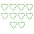 thumbnail image 2 of 10X Alliage Mousqueton Porte-Clés Taille Compacte Longue Durée Mousqueton Exquis Multicolore Fine Organisation Lisse Surface Sac Crochet Bouteille Clip Vert, 2 of 9