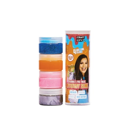 Craft City - Karina's Mystery Slime 4 pack of 3 oz slime (12 oz) - Orange