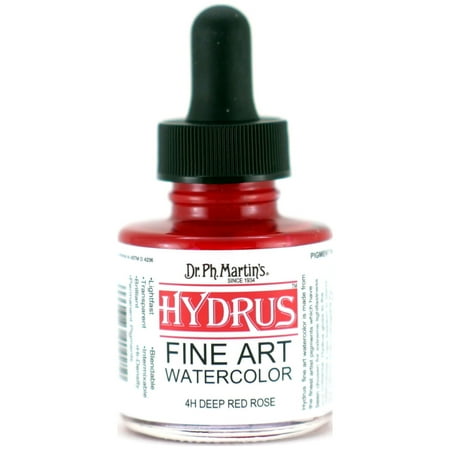 UPC: 0090385404210 | Dr. Ph. Martin s Hydrus Fine Art Watercolor  1.0 oz  Deep Red Rose (4H)