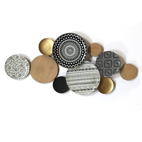 Stratton Home Decor Assiettes Boho Medley Décoration Murale pour Design Moderne