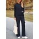 thumbnail image 4 of Conjunto de Mujer PRETTYGARDEN Sudadera con Capucha y Pantalones Cargo Azul Marino XL, 4 of 8