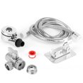 thumbnail image 3 of Hand Shower, Bathroom Accessory Set Easy DIY At Home Double Water Outlet  For Bathroom Hair Washing Kit, 3 of 8