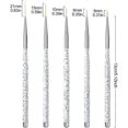 thumbnail image 2 of Nail Art Brushes, 5 pcs Detail Nail Brushes, Nail Art Liner Brushes, Nail Art Design Paint Brush for DIY, 2 of 5