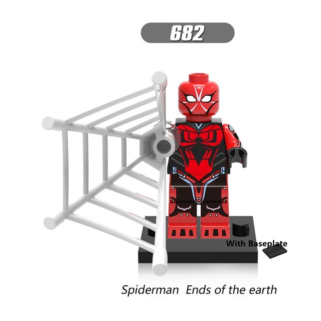 Minifiguras Superhéroe Spiderman Superman Wonder Woman Thor Juguetes De Construcción Para Niños Gao Jinjia unisex