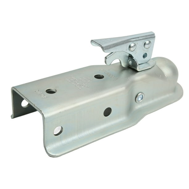 Acoplador de Remolque de Lengua Recta, Enganche de Remolque de Canal de 75 mm Resistente Al ImpactO Acoplamiento Duradero de 50 mm Bola de Enganche para un tubo cuadrado de 75 mm