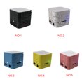 thumbnail image 1 of ziyahihome Haut-Parleur cube Coloré Lecteur de Musique MP3 Boîte de Son LED Carte TF Haut-Parleur cube Coloré Fissure Haut-Parleur LED, 1 of 4