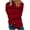 Red, variant on ibuvkizy Long Sleeve Shirts for Women,Womens Tops,Women Long Sleeves Casual Shirts Printing Round Neck Sweatshirt Pullover Loose Tunic Tops Coffee,M