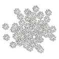 thumbnail image 2 of 200pcs Snowflake Spacer Beads Set, Loose Beads , DIY 6mm Craft Decor Loose Charm, 2 of 9