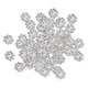 thumbnail image 2 of Juego de 200 cuentas espaciadoras de copo de nieve para decoración de bricolaje, cuentas sueltas para dijes, cuentas sueltas para Plata, 2 of 9