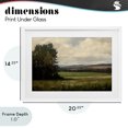 thumbnail image 4 of Stupell Industries Traditional Hills In The Distance White Framed Print Under Glass, 20 x 14, by Creative Studio, 4 of 8