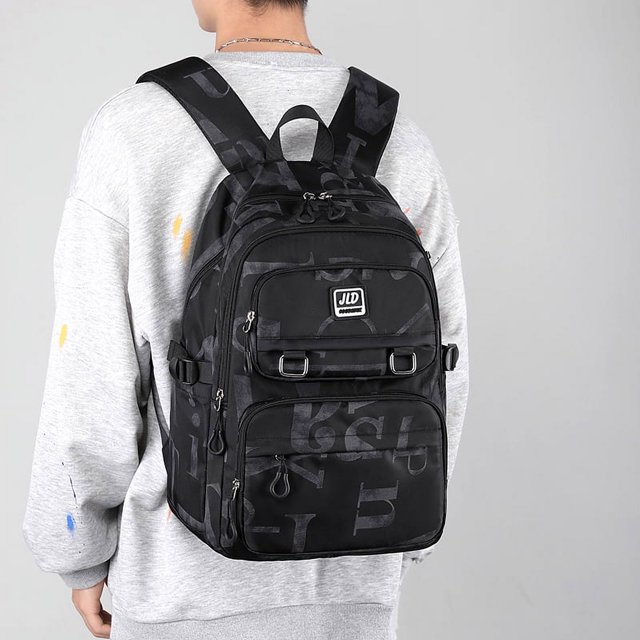 Mochila de viaje sencilla de gran capacidad, ligera, informal, para niñas, para estudiantes de secundaria y preparatoria